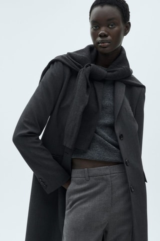 Pantalón skinny crop - Gris