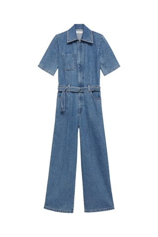 Combinaison jean ceinture - Bleu