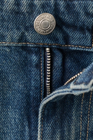 Jean barrel taille normale - Bleu foncé