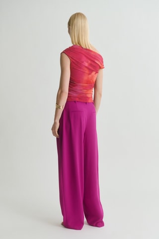 Pantalon à pinces - Fuchsia