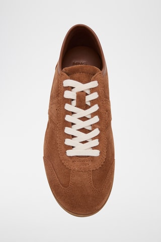 Tennis croûte de cuir - Marron