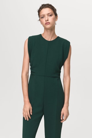 Combinaison froncée - Vert
