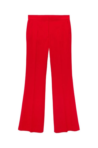 Pantalón traje wideleg - Rojo