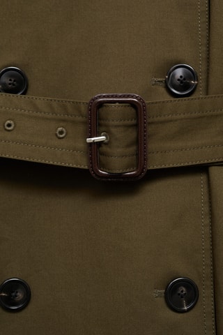 Trench long double boutonnage - Kaki