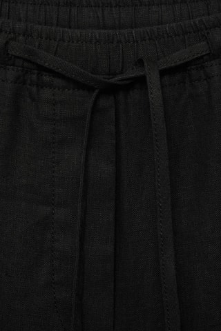 Pantalon droit lin - Noir