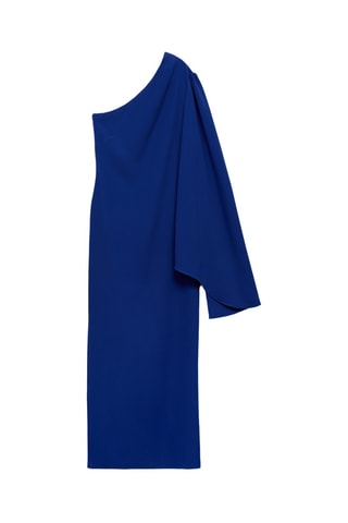 Robe longue manches cloche - Bleu