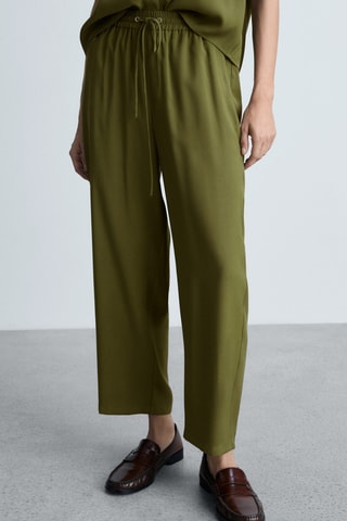 Pantalon droit costume - Kaki