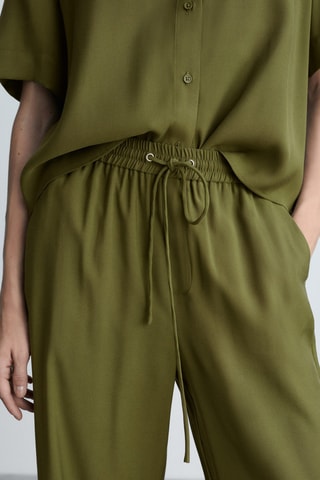 Pantalon droit costume - Kaki