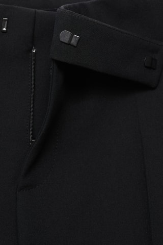 Pantalon flare taille normale - Noir