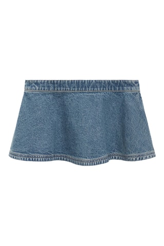 Microjupe en jean - Bleu
