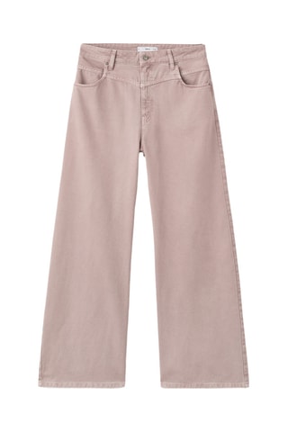 Jean wide leg loose taille normale - Rose clair