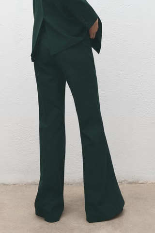 Pantalon de costume flare - Vert