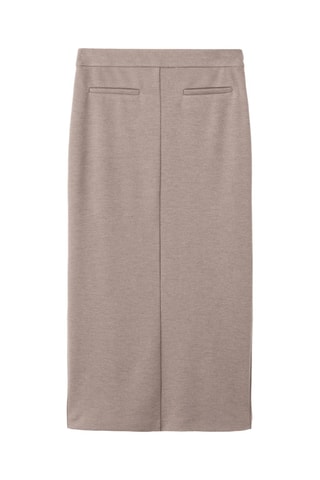 Jupe crayon tailleur - Marron