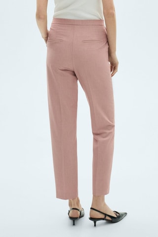 Pantalon droit costume - Rose clair