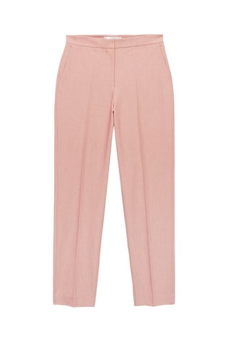 Pantalon droit costume - Rose clair
