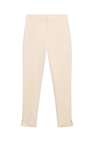 Pantalon skinny crop - Écru