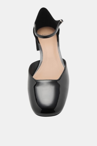 Chaussures vernies talon - Noir