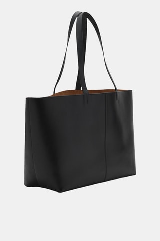 Grand sac cabas cuir - Noir