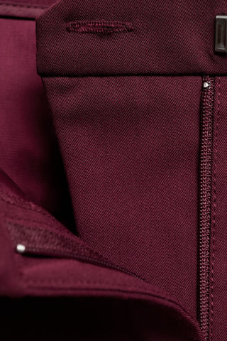 Pantalon droit costume - Bordeaux