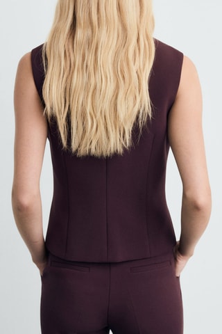 Gilet costume cintré - Violet