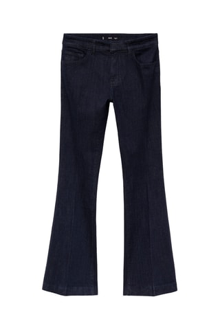Jean flare taille normale rinse wash - Bleu