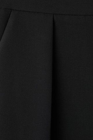 Pantalon à plis fermeture zip - Noir