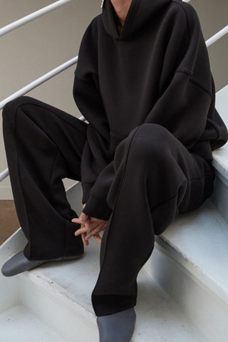 Pantalón jogger costuras - Marrón