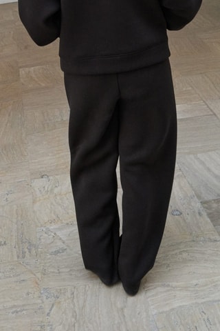 Pantalón jogger costuras - Marrón
