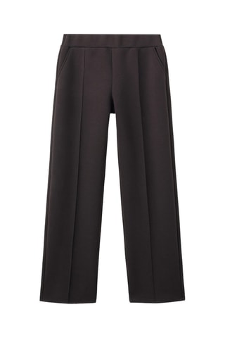 Pantalón jogger costuras - Marrón