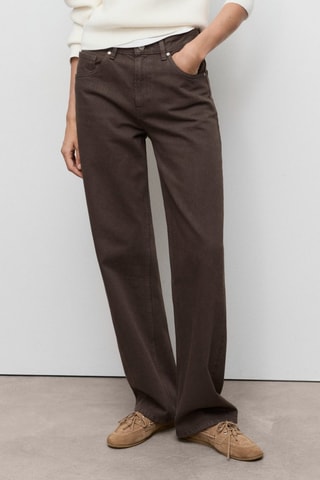 Jean Miami droit taille normale - Marron