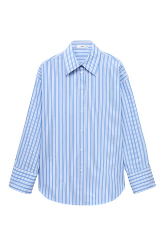Chemise popeline oversize - Ciel