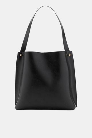 Sac seau détails métalliques - Noir