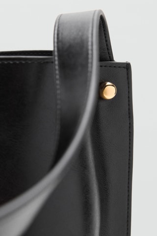 Sac seau détails métalliques - Noir