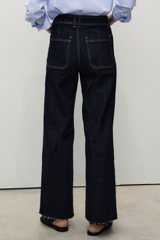 Jean Catherin style jupe - Bleu