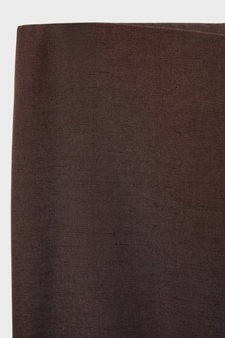 Pantalon de tailleur droit - Marron
