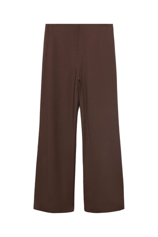 Pantalon de tailleur droit - Marron