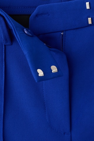 Pantalon droit taille normale - Bleu