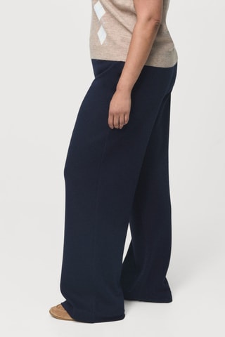 Pantalon jogger coton - Bleu marine
