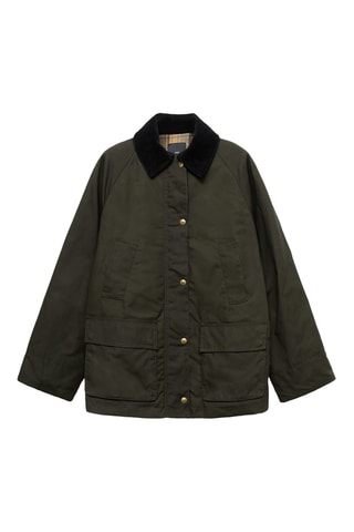 Parka coton en velours côtelé - Kaki