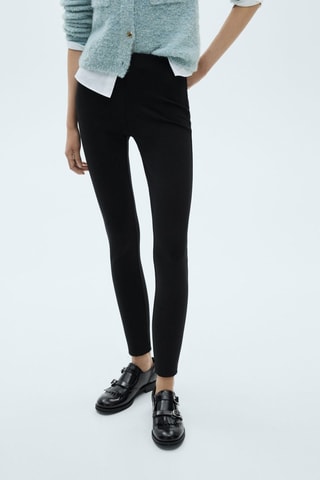 Legging skinny taille normale - Noir