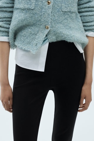 Legging skinny taille normale - Noir