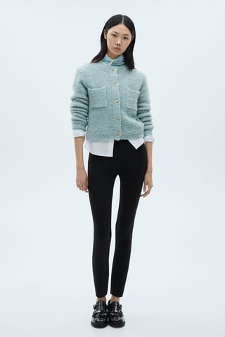 Legging skinny taille normale - Noir