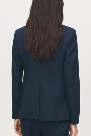 Blazer costume cintré - Bleu marine