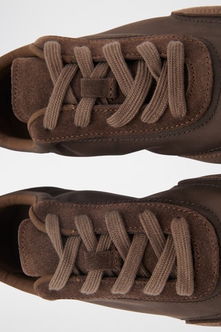 Tennis suède lacets - Marron