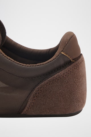 Tennis suède lacets - Marron