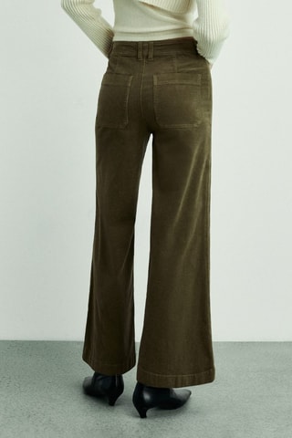 Pantalon Catherin style jupe - Kaki