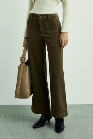 Pantalon Catherin style jupe - Kaki