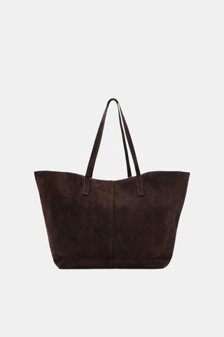 Sac fourre-tout suède - Marron