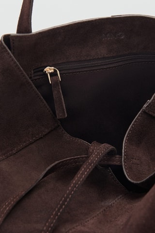 Sac fourre-tout suède - Marron