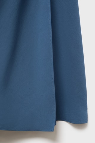 Robe midi asymétrique - Bleu